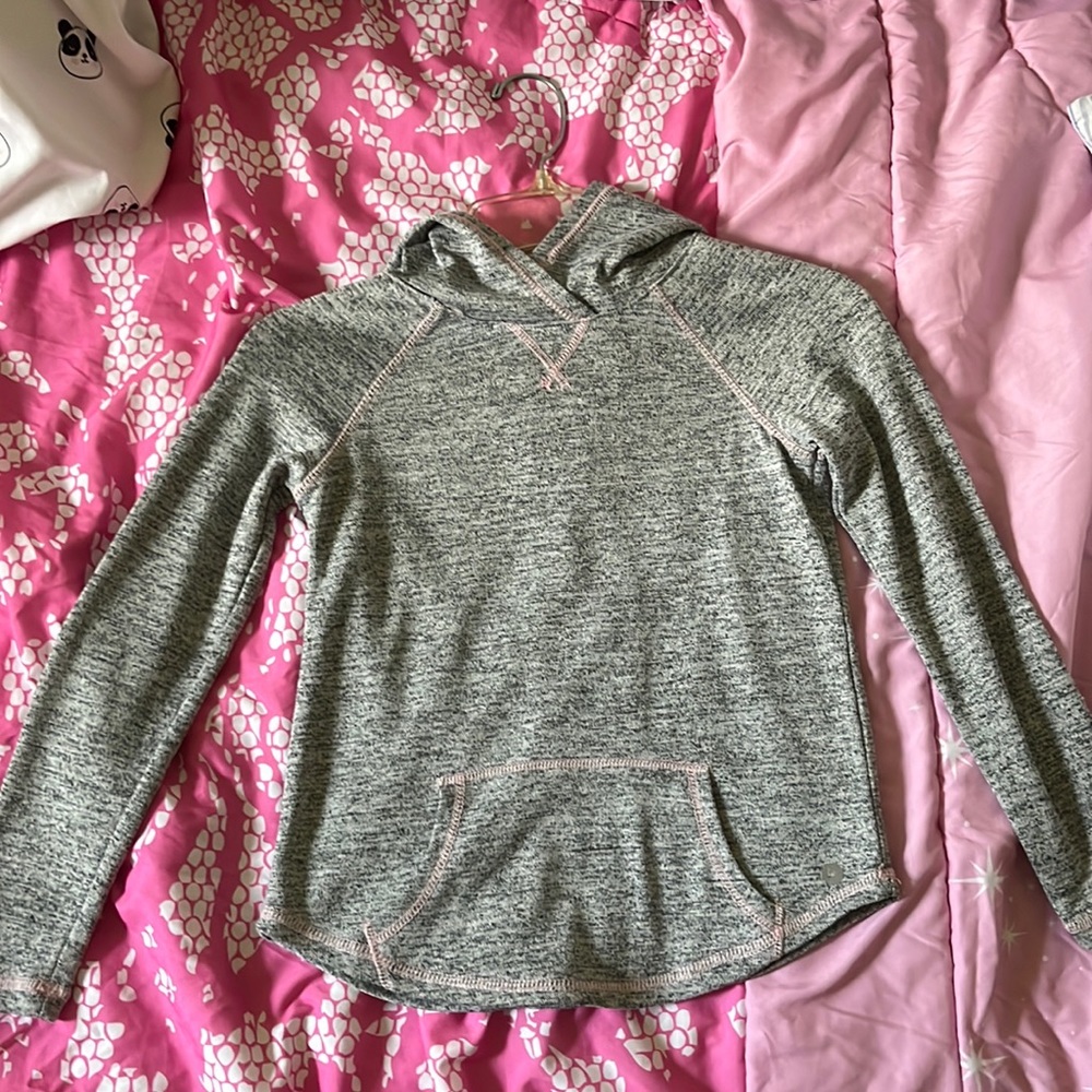 90 Degree By Reflex Girls Grey Hoodie